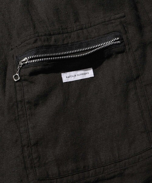 ADAM ET ROPE'(アダムエロペ)の「【KAPTAIN SUNSHINE/キャプテンサンシャイン】Safari Shirt Jacket(その他アウター・メンズ・ブラック/キナリ・2/3/4)」の15枚目の写真