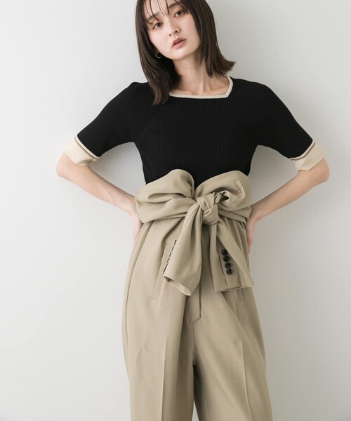 SENSE OF PLACE by URBAN RESEARCH(センスオブプレイスバイアーバンリサーチ)の「テーラードジャンプスーツ(サロペット/オーバーオール・レディース・BLACK/BEIGE・S/M)」の14枚目の写真