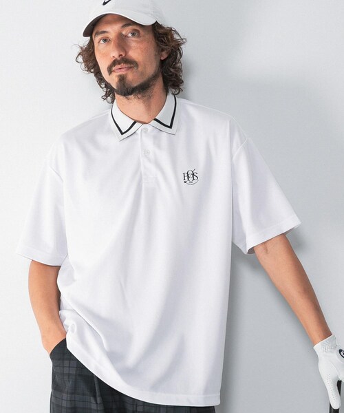 URBAN RESEARCH Sonny Label（アーバンリサーチサニーレーベル）の「OOPS　吸水速乾ラインポロシャツ（ポロシャツ・メンズ・OFF/NAVY・M/L/XL）」の3枚目の写真
