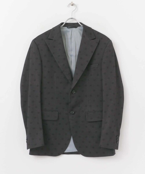 URBAN RESEARCH（アーバンリサーチ）の「MEHRABIAN55 by URBAN RESEARCH　ドットパターンピークドジャケット（テーラードジャケット・メンズ・WHITE/BLACK・44/46/48）」の13枚目の写真