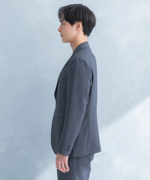 URBAN RESEARCH DOORS(アーバンリサーチドアーズ)の「LIFE STYLE TAILOR リネンライク千鳥柄コンフォータブルジャケット(テーラードジャケット・メンズ・GRAY/BROWN・S/M/L/XL)」の13枚目の写真