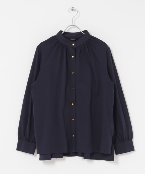 URBAN RESEARCH ROSSO（アーバンリサーチロッソ）の「『WEB限定』デザインボタンカットソーブラウス（シャツ/ブラウス・レディース・OFF WHITE/NAVY・FREE）」の19枚目の写真