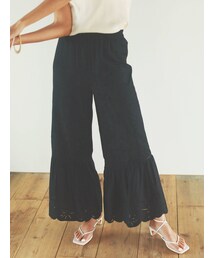 Ungrid | カットワーク刺繍フレアパンツ(その他パンツ)