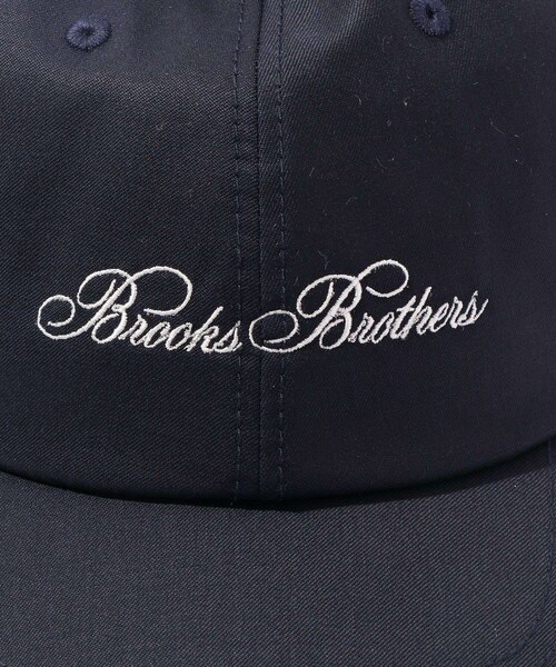 ADAM ET ROPE'（アダムエロペ）の「【Brooks Brothers/ブルックスブラザーズ】WL SERGE OGO BCAP（キャップ・メンズ・ブラック/ネイビー・F）」の4枚目の写真