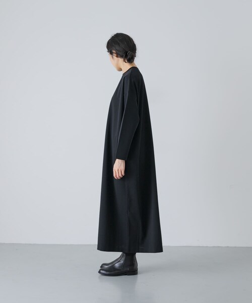 かぐれ（カグレ）の「ストレートワイドカットワンピース（ワンピース・レディース・BLACK・0/1）」の9枚目の写真