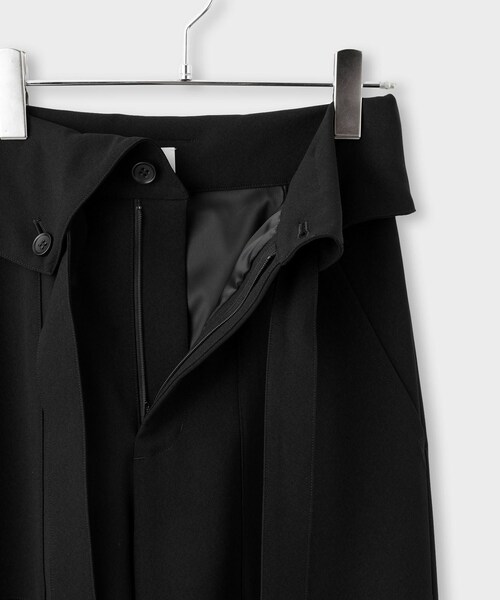 ROPE'(ロペ)の「【一部店舗限定】【REALM(レルム)】BAKER PANTS|ワイドパンツ(その他パンツ・レディース・ブラック・36/38)」の16枚目の写真