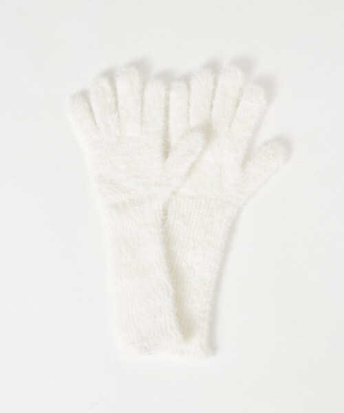 SMELLY（スメリー）の「シャギーニットロンググローブ（ベルト・レディース・L.GRY/WHT/L.BLU・-）」の11枚目の写真