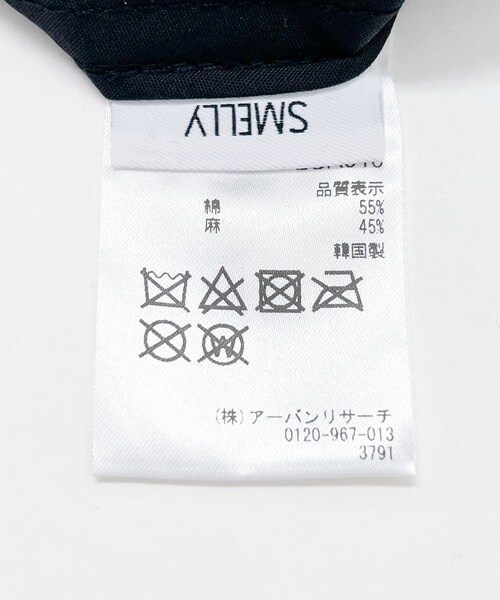 SMELLY（スメリー）の「シンプルリネンキャップ（キャップ・レディース・IVO/BEG/BLK・-）」の18枚目の写真