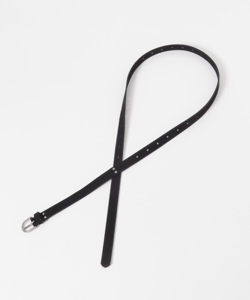 URBAN RESEARCH DOORS(アーバンリサーチドアーズ)の「STILL BY HAND 18MM LEATHER BELT(ベルト・メンズ・BLACK/DARK BROWN・48)」の5枚目の写真