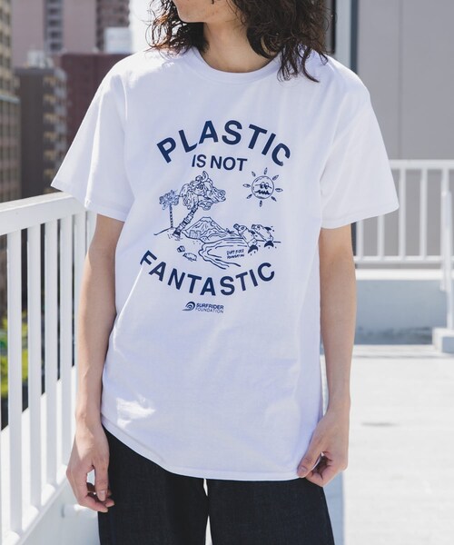 THE GOODLAND MARKET（ザグッドランドマーケット）の「SURFRIDER FOUNDATION　Message T-shirts（Tシャツ/カットソー・メンズ・off・S/M/L/XL）」の5枚目の写真