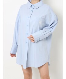 EVRIS | ワンポイントベーシックオーバーサイズシャツ(シャツ/ブラウス)