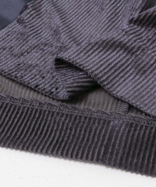 URBAN RESEARCH ROSSO（アーバンリサーチロッソ）の「シアーベロアスクエアネックワンピース（ワンピース・レディース・BROWN/NAVY・36/38）」の12枚目の写真