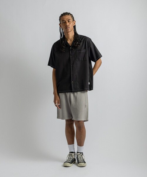 Saturdays NYC(サタデーズ ニューヨークシティ )の「Canty Stitch Color Shirt(シャツ/ブラウス・レディース・ブラック/オリーブ・L/M/S/XL)」の22枚目の写真