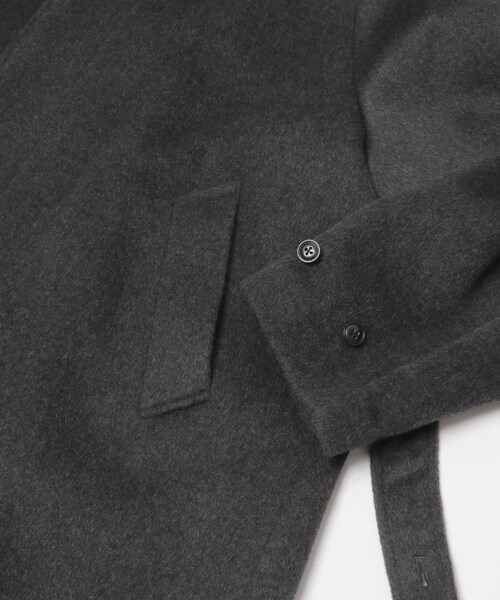 かぐれ（カグレ）の「ウールバックタックショートコート（ステンカラーコート・レディース・GRAY/CHARCOAL・Free）」の16枚目の写真