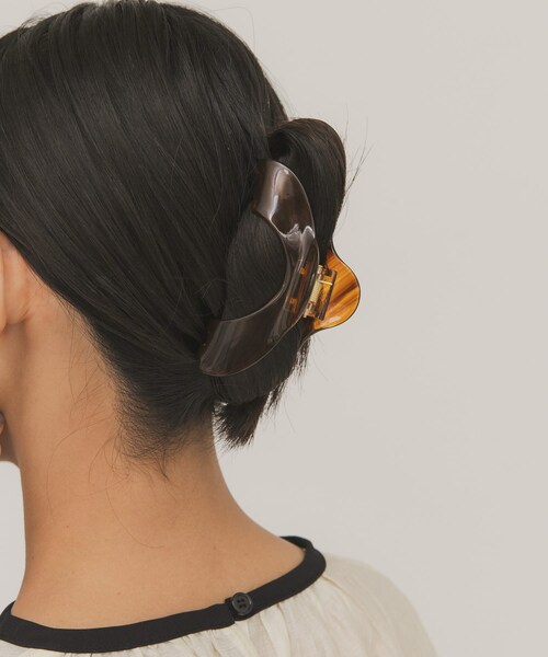 KBF（ケイビーエフ）の「ラウンドバンスクリップ（バレッタ/ヘアクリップ・レディース・GREEN/BROWN・One）」の6枚目の写真