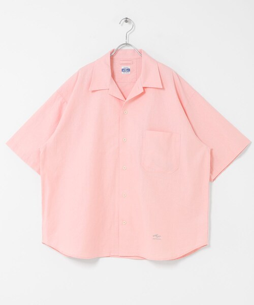 URBAN RESEARCH Sonny Label（アーバンリサーチサニーレーベル）の「ARMY TWILL　COTTON LINEN HS SHIRTS（シャツ/ブラウス・メンズ・ECRU/CHARCOAL/GREEN/PINK・S/M）」の4枚目の写真