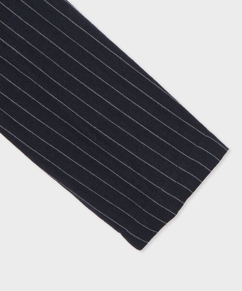 ROPE'（ロペ）の「【drawell（ドロウェル）】STRIPE PEAK LAPEL JK｜ジャケット（テーラードジャケット・レディース・ライトグレー/ネイビー・F）」の7枚目の写真