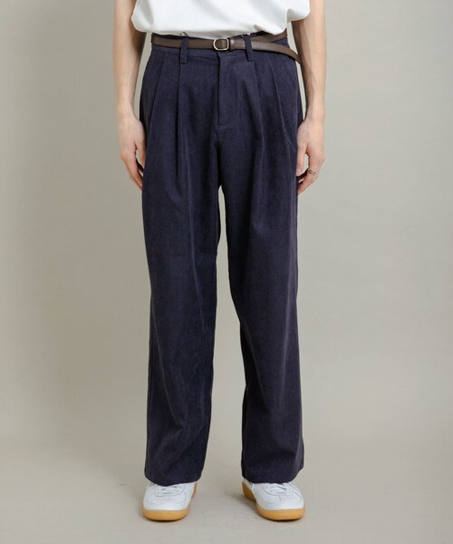 SENSE OF PLACE by URBAN RESEARCH（センスオブプレイスバイアーバンリサーチ）の「ブロックコーデュロイワイドスラックス（その他パンツ・メンズ・KHAKI/NAVY/BROWN・M/L）」の13枚目の写真