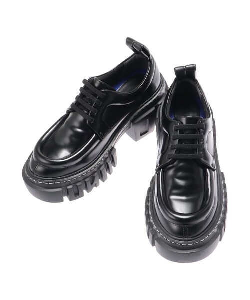 UN3D.（アンスリード）の「POINT PLUMP LOAFER（ローファー・レディース・グレー/ブラック・36/37/38）」の4枚目の写真