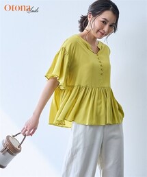 nissen | フレアースリーブブラウス【OtonaSMILE】(シャツ/ブラウス)