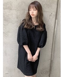 dazzlin | フラワーキルティングエッグチュニック(チュニック)