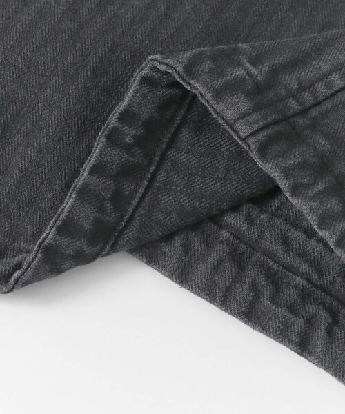 URBAN RESEARCH（アーバンリサーチ）の「WORK NOT WORK　フェードヘリンボンフィッシュテールジャケット（ミリタリージャケット・レディース・BLACK/NAVY・1/2）」の12枚目の写真