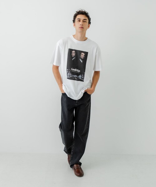 URBAN RESEARCH(アーバンリサーチ)の「『別注』GOOD ROCK SPEED×UR iD Goodfellas S/S T-SHIRTS(Tシャツ/カットソー・メンズ・WHITE/BLACK・M/L)」の6枚目の写真