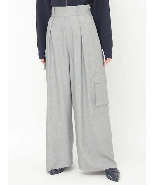 CALNAMUR（カルナムール）の「カーゴデザインパンツ（その他パンツ・レディース・グレー/イエロー・F）」の3枚目の写真