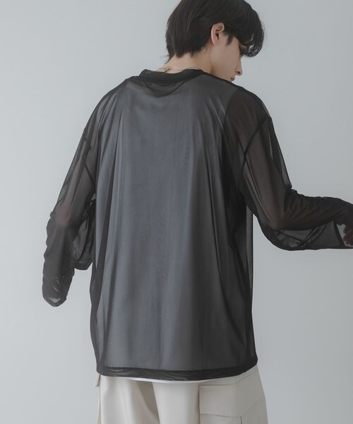 SENSE OF PLACE by URBAN RESEARCH(センスオブプレイスバイアーバンリサーチ)の「アソートシアーロングTシャツ(その他トップス・メンズ・BLACK/BLK MARBLE/KHK MARBLE/BLU MARBLE・M/L)」の11枚目の写真