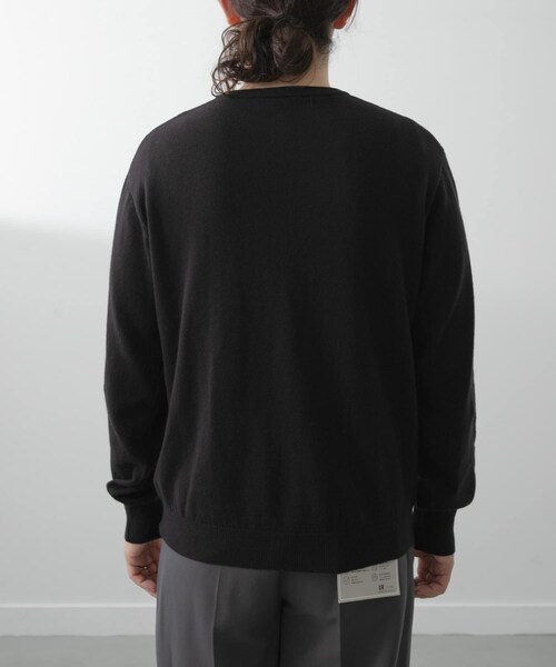 ITEMS URBANRESEARCH（アイテムズ アーバンリサーチ）の「カシミヤ×コットンクルーネックセーター（ニット/セーター・メンズ・GRY/BRD/MOC/BLK・M/L）」の6枚目の写真