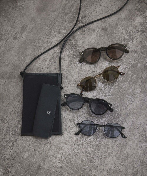 ADAM ET ROPE'（アダムエロペ）の「ケースセットメタルフレームUVカットグラス（サングラス・レディース・ブラック/ダークブラウン・F）」の16枚目の写真