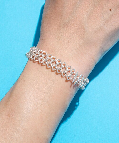 URBAN RESEARCH Sonny Label（アーバンリサーチサニーレーベル）の「pattern チェーンブレスレット（ブレスレット・メンズ・シルバー・one）」の3枚目の写真