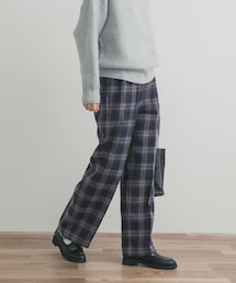 URBAN RESEARCH DOORS | 『UR TECH』チェックストレートイージーパンツ(その他パンツ)