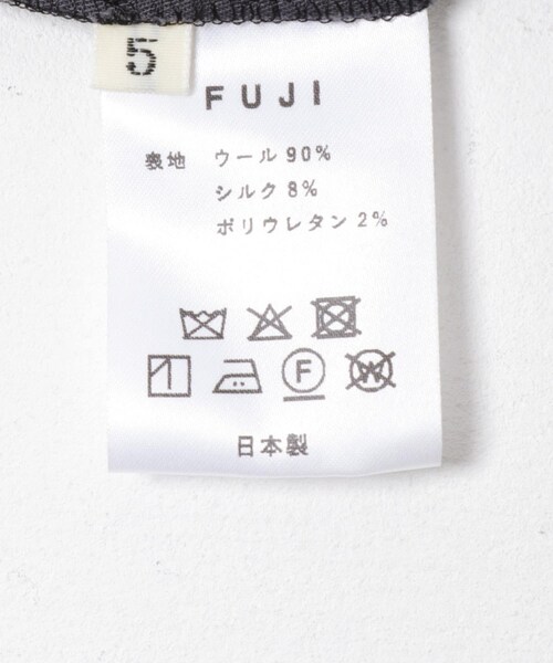 URBAN RESEARCH(アーバンリサーチ)の「FUJI WOOL SILK TWO TUCK SLACKS(その他パンツ・メンズ・BLACK・5/6)」の10枚目の写真