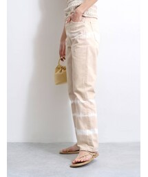 Ungrid | 絞り染めカラーストレートデニム(デニムパンツ)