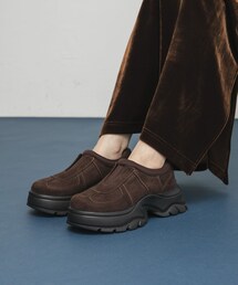 KBF | ステッチデザインスリッポン(スニーカー)