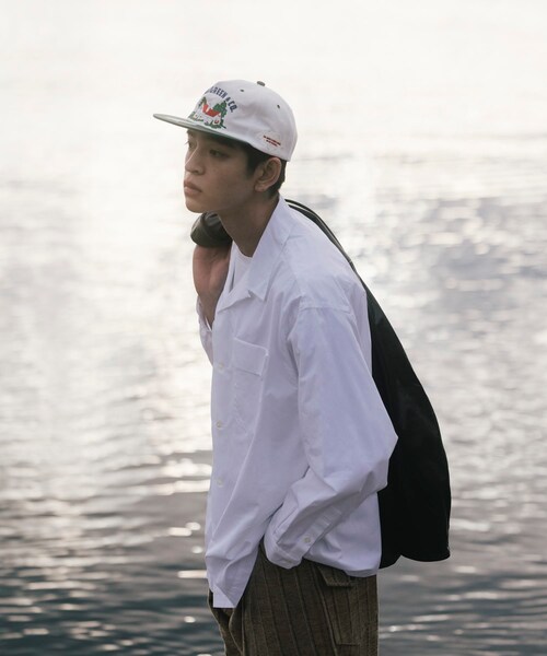 URBAN RESEARCH（アーバンリサーチ）の「THE DAY　OPEN COLLAR SHIRT（シャツ/ブラウス・メンズ・BLACK/BROWN/WHITE・1/2）」の7枚目の写真