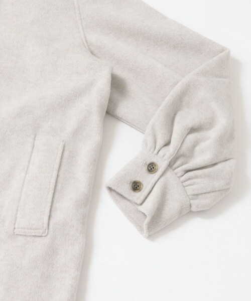 ITEMS URBANRESEARCH（アイテムズ アーバンリサーチ）の「スタンドカラーコート（ステンカラーコート・レディース・L.BEG/BLK/OLV・FREE）」の18枚目の写真