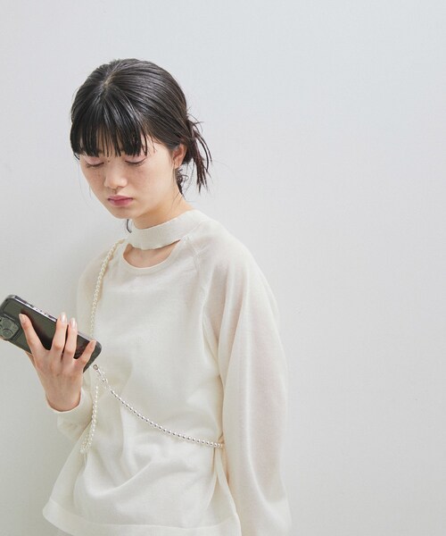 ADAM ET ROPE'(アダムエロペ)の「スマホショルダーストラップ(その他小物・レディース・シルバー/シルバー系・F)」の15枚目の写真