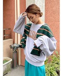 Ungrid | ウォッシュロゴスウェット(スウェット)