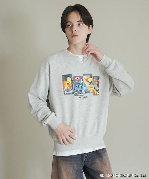 SENSE OF PLACE by URBAN RESEARCH(センスオブプレイスバイアーバンリサーチ)の「PICASSO スキッパースウェット(スウェット・メンズ・BLACK/GRAY/MINT・M/L)」の18枚目の写真