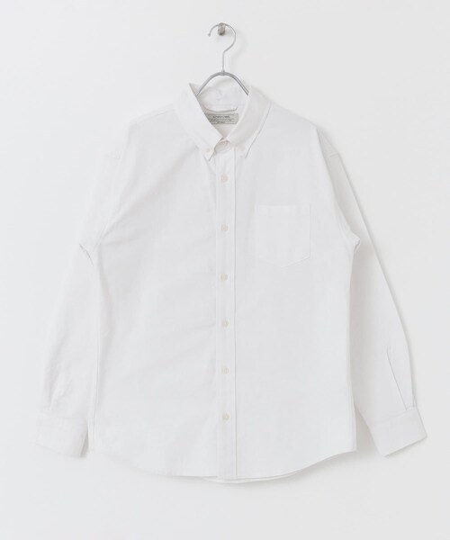 URBAN RESEARCH Sonny Label（アーバンリサーチサニーレーベル）の「抗菌オックスボタンダウン長袖シャツ（シャツ/ブラウス・メンズ・ホワイト/ネイビー/オフストライプ/ギンガムチェック/サックス/グレー・S/M/L/XL）」の10枚目の写真