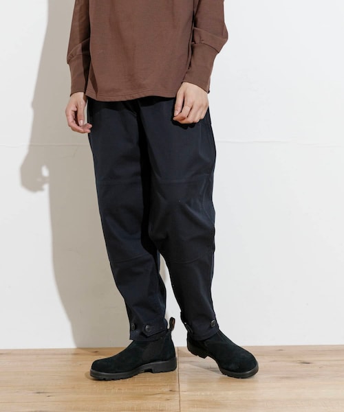 THE GOODLAND MARKET（ザグッドランドマーケット）の「KEIMEN　pants（その他パンツ・メンズ・Khaki/Black/Ivory/Navy/Brown・S/M/L/XL）」の2枚目の写真