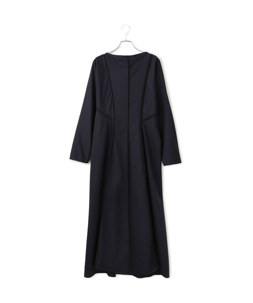 ADAM ET ROPE'(アダムエロペ)の「【Baserange(ベースレンジ)】NIKA DRESS(ドレス・レディース・ネイビー・XS)」の11枚目の写真