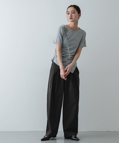 SENSE OF PLACE by URBAN RESEARCH（センスオブプレイスバイアーバンリサーチ）の「『軽量/消臭/抗菌』ベルトデザインミュール（パンプス・レディース・SILVER/BLACK・S/M/L）」の18枚目の写真