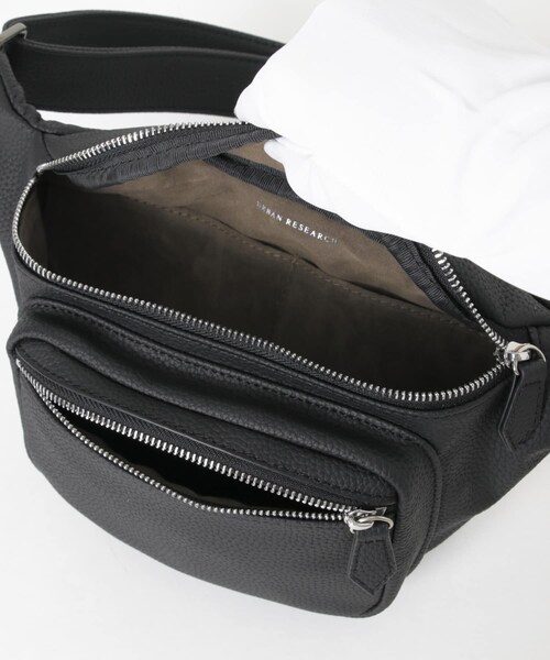URBAN RESEARCH（アーバンリサーチ）の「Microfiber Waist Bag（ボディバッグ/ウエストポーチ・メンズ・BLACK・FREE）」の7枚目の写真