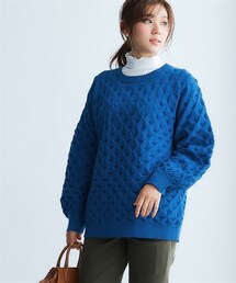 nissen | クルーネックポコポコニット(ニット/セーター)