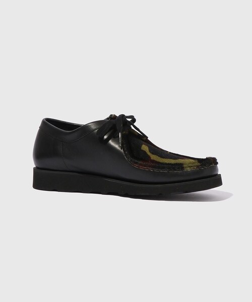 ADAM ET ROPE'（アダムエロペ）の「【Padmore&Barnes for WILD LIFE TAILOR】EX COMBI LEATHER MOC（モカシン/デッキシューズ・メンズ・グリーン系・24.5/25.5/26.5/27.5）」の8枚目の写真