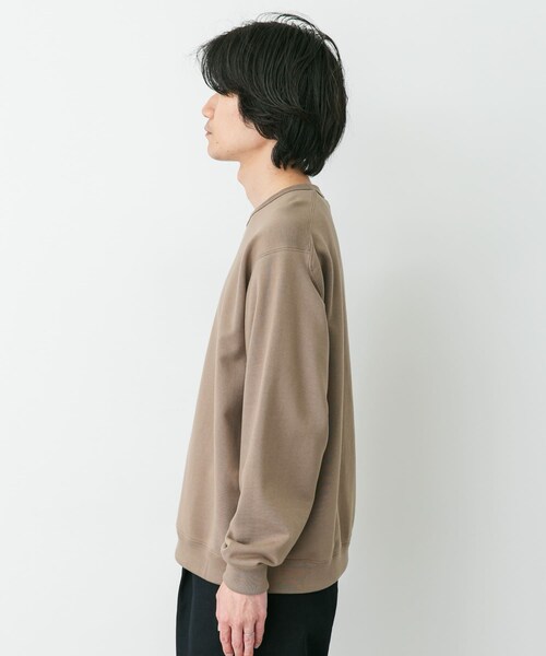 URBAN RESEARCH DOORS(アーバンリサーチドアーズ)の「STILL BY HAND PIMA COTTON SWEATSHIRTS(スウェット・メンズ・ASH WHITE/K.BEIGE/INK BLACK・46/48)」の13枚目の写真