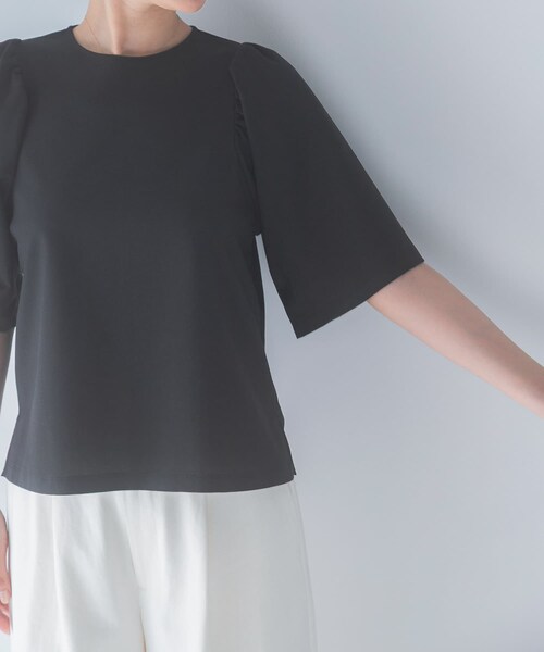URBAN RESEARCH ROSSO（アーバンリサーチロッソ）の「吸水速乾フレアスリーブカットソー（Tシャツ/カットソー・レディース・OFF WHITE/BLACK/BROWN・Free）」の17枚目の写真